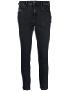 Diesel 2015 Babhila 09b68 Skinny Jeans - Women's - Cotton/polyester/spandex/elastane In Black