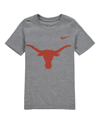 Nike Preschool Boys And Girls  Charcoal Texas Longhorns Logo T-shirt In Charcoal