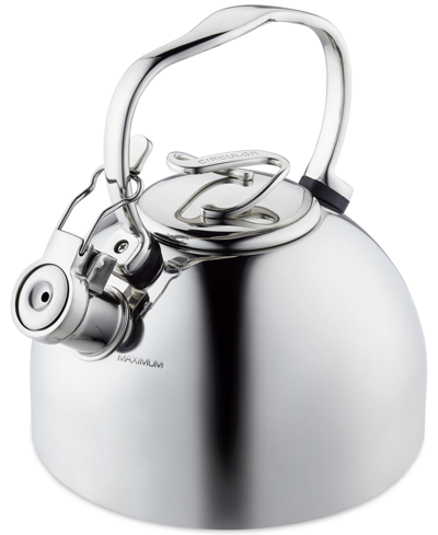 Circulon Stainless Steel 2-qt. Whistling Teakettle With Flip-up Spout