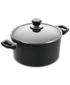 SCANPAN CLASSIC 5.25 QT, 4.8 L, 8.25", 21CM NONSTICK DUTCH OVEN WITH LID, BLACK