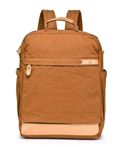 Tsd Brand Tilia Canvas Backpack In Brown