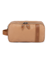 TSD BRAND URBAN LIGHT COATED CANVAS TOILETRY BAG