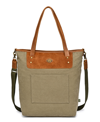 TSD BRAND VALLEY OAK CANVAS TOTE BAG