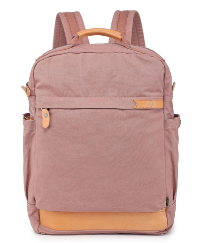 Tsd Brand Tilia Canvas Backpack In Pink