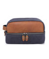 TSD BRAND STONE CREEK WAXED CANVAS TOILETRY BAG