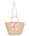 LIKE DREAMS WOMEN'S VERONICA POLKA STRAW TOTE