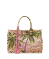 Vince Camuto Women's Orla Large Tote In Pink Palm