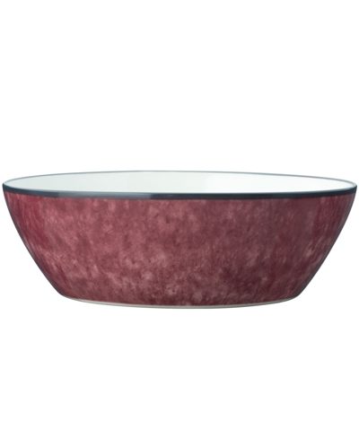 Noritake Colorkraft Essence Round Vegetable Bowl, 90 oz In Garnet