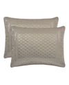 J Queen New York Lyndon Sham, Standard In Taupe
