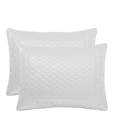 J Queen New York Lyndon Sham, Standard In White
