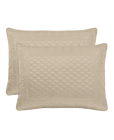 J Queen New York Lyndon Sham, Standard In Pearl