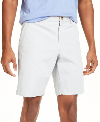 Club Room Men's Regular-fit 7" 4-way Stretch Shorts, Created For Macy's In Grey