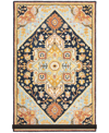 Jhb Design Alfresco 28407 Ivory 3'6" X 5'6" Area Rug In Blue