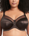 Goddess Plus Size Keira Underwire Bra In Chocolate