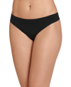 Jockey Smooth And Shine Seamfree Heathered Hipster Underwear 2187, Available In Extended Sizes In Black Solid