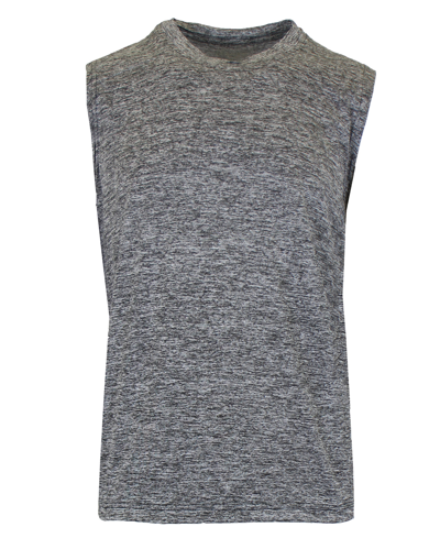 Galaxy By Harvic Men's Performance Muscle T-shirt In Gray