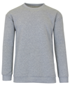 Galaxy By Harvic Men's Pullover Sweater In Heather Gray