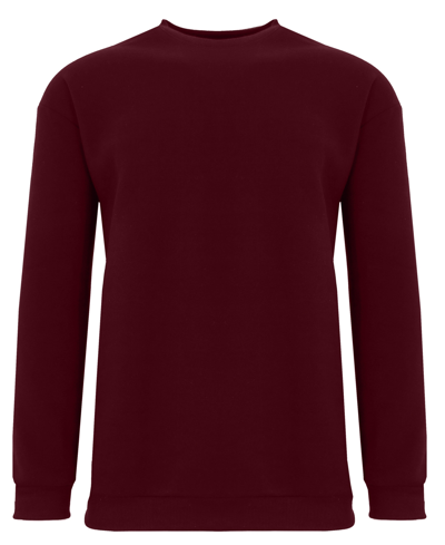 Galaxy By Harvic Men's Pullover Sweater In Burgundy