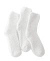 Stems Women's Three Pack H Cozy Ankle Socks In Ivory