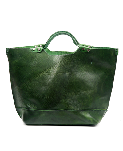 Old Trend Women's Genuine Leather Gypsy Soul Tote Bag In Olive