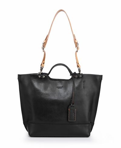 Old Trend Women's Genuine Leather Gypsy Soul Tote Bag In Black