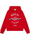 Gucci Firenze 1921 Hoodie In Red