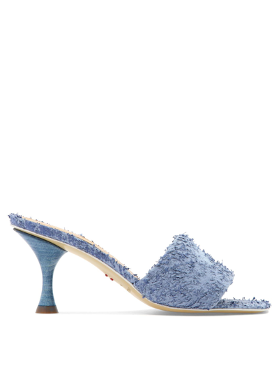 Halmanera "zena" Sandals In Light Blue