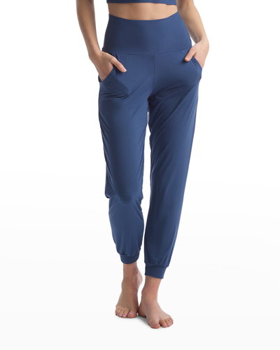 Commando Butter Full-length Jogger Pants In Bright Navy