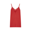 Eberjey Naya Lace-trimmed Stretch-modal Chemise In Red