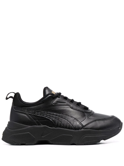 Puma Cassia Low-top Sneakers In Black