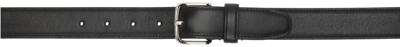 The Row Classic Leather Belt In Black