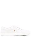 Ralph Lauren Low-top Lace-up Sneakers In White