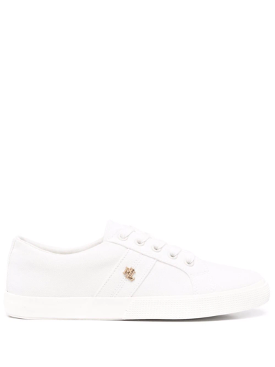 Lauren Ralph Lauren Janson Low-top Sneakers In White