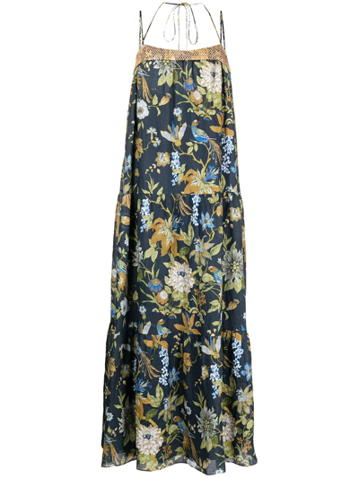 Sir Diana Floral-print Dress In Mehrfarbig