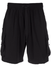 Represent Above-knee Length Cargo Shorts In Schwarz