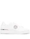 Philipp Plein Hexagon Low Top Sneakers In White