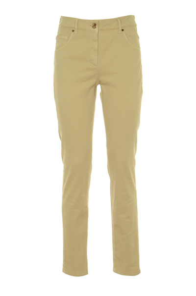 Brunello Cucinelli Classic Fitted Jeans In Bleached Sand