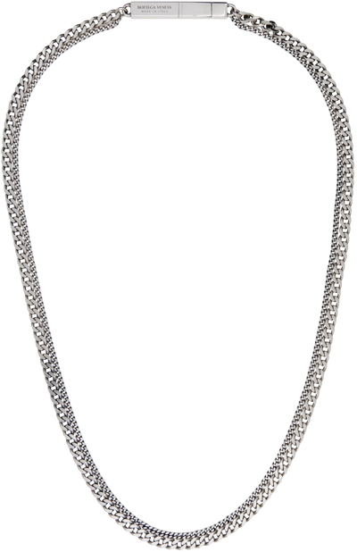 Bottega Veneta Women's Silver Necklace White