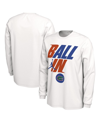 JORDAN MEN'S JORDAN WHITE FLORIDA GATORS BALL IN BENCH LONG SLEEVE T-SHIRT