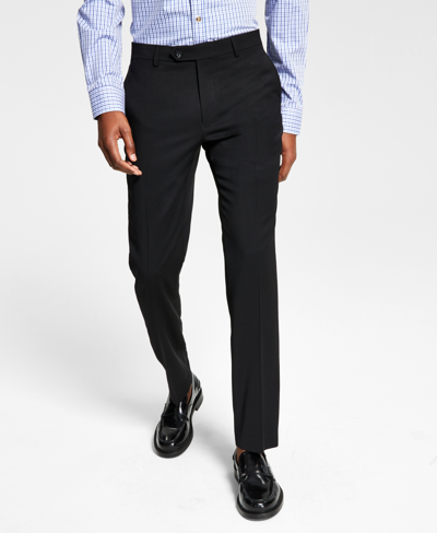 Tommy Hilfiger Men's Modern-fit Th Flex Stretch Wool Suit Separate Pants In Charcoal