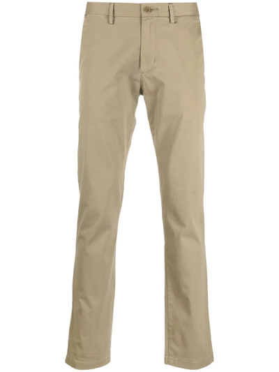 Tommy Hilfiger Men's Th Flex Stretch Regular-fit Chino Trouser In Brown