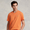 Ralph Lauren Classic Fit Jersey V-neck T-shirt In May Orange