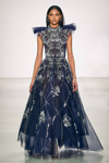 BIBHU MOHAPATRA NAVY TULLE GOWN