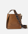 Stella Mccartney Stella Logo Shoulder Bag In Cinnamon