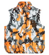 Dolce & Gabbana Camouflage Vest In Camo Nero/aranc/grig