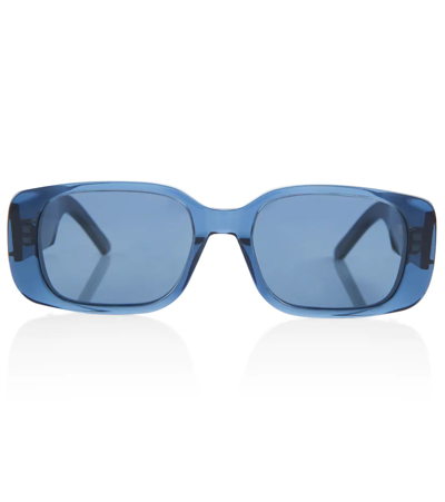 Dior Wil S2u Sunglasses In Shiny Blue / Blue