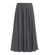 THE ROW WOOL-BLEND PLEATED MAXI SKIRT