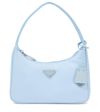 Prada Re-edition Mini Shoulder Bag In Celeste