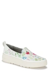 Baretraps Women's Nevin Slip-on Sneaker Women's Shoes In White Multi Flower Canvas