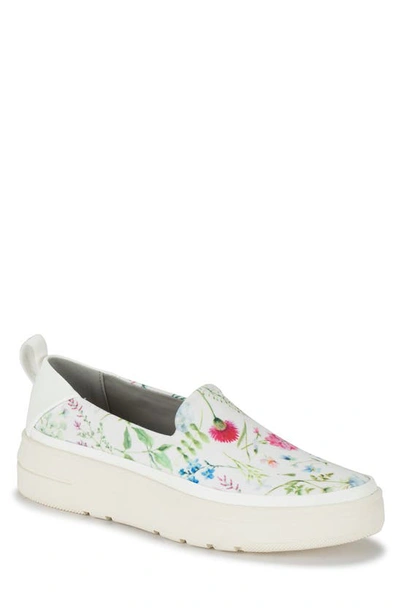 Baretraps Women's Nevin Slip-on Sneaker Women's Shoes In White Multi Flower Canvas